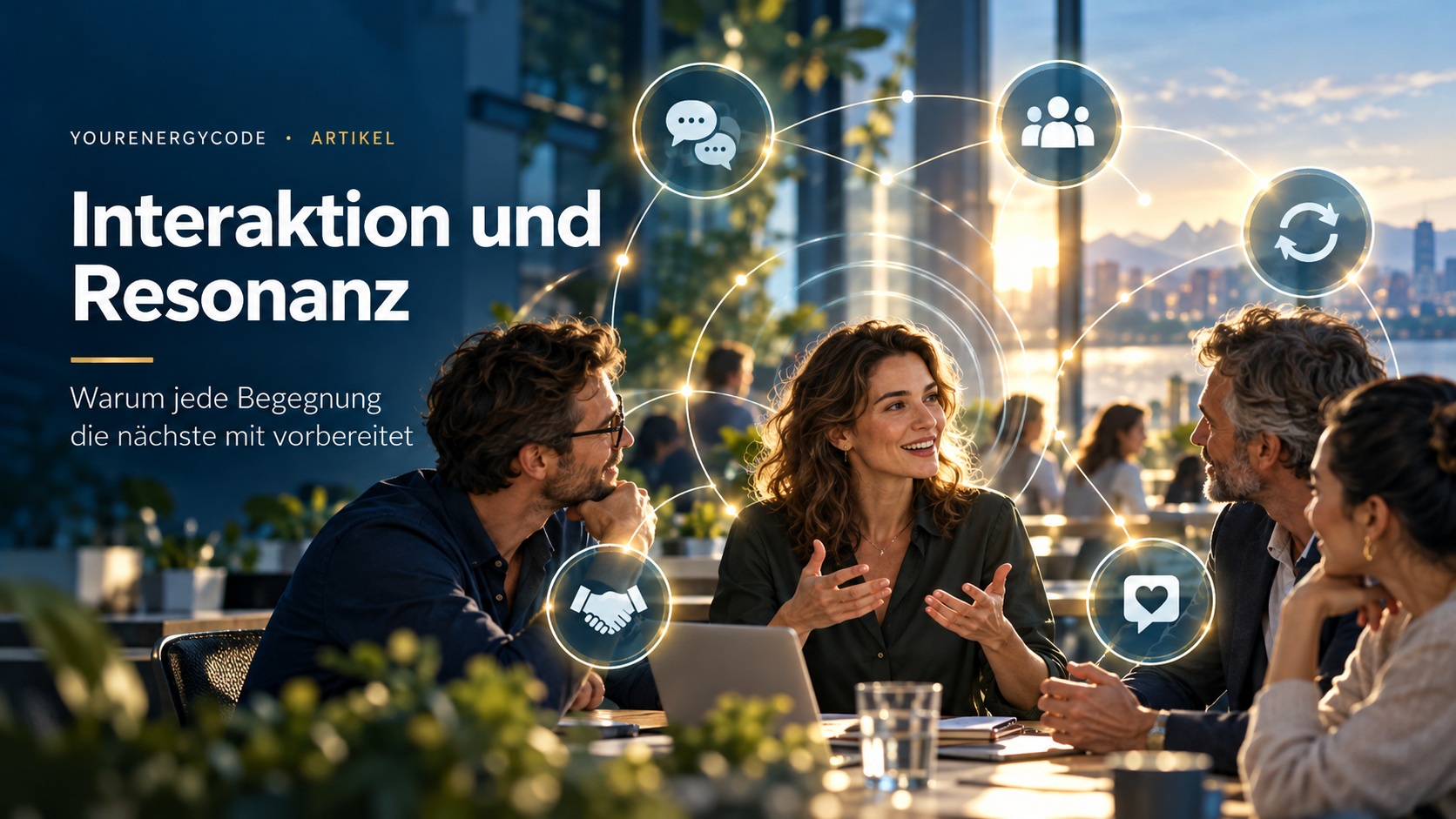 Kolleginnen und Kollegen tauschen sich aus; ihre Reaktionen bilden einen gemeinsamen Gesprächsverlauf.